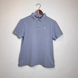 Barbour Tartan Pique Polo Shirt - Size XL